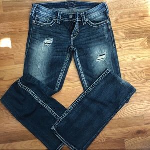 NWOT Silver Jeans Co. Dark Denim Finish